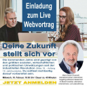 Die Anmeldemöglichkeit für unseren Live Web-Vortrag, "DEINE Zukunft stellt sich vor" - siehe Bild und Video weiter unten - ist freigeschaltet: https://easylife.community/de/live-web-vortrag-einladung-anmeldungWir freuen uns auf deine Teilnahme! Bis bald.